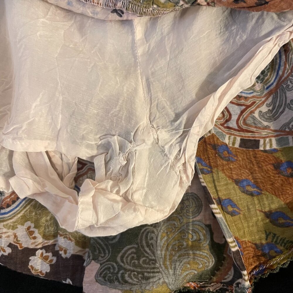 CHUFY Jag Skirt Soumy Olive Silk Blend Mini NWT M - Picture 11 of 11
